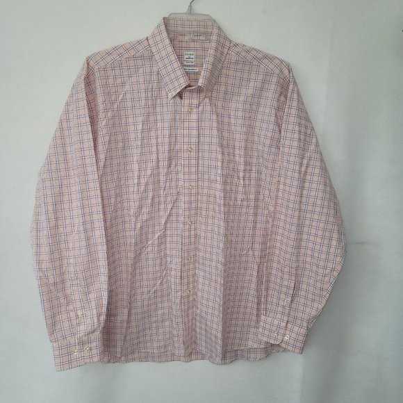 Sero by Forsyth Shirt Mens 2XL/XXL No Iron Tailored Fit Long Sleeve Button-Down - Picture 1 of 11